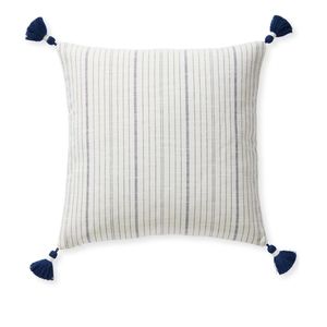BNWT Surf Stripe Pillow (20" SQ) Navy